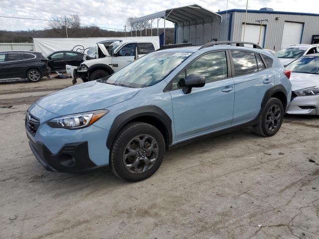 JF2GTHSC4NH253229 - 2022 SUBARU CROSSTREK SPORT BLUE photo 1