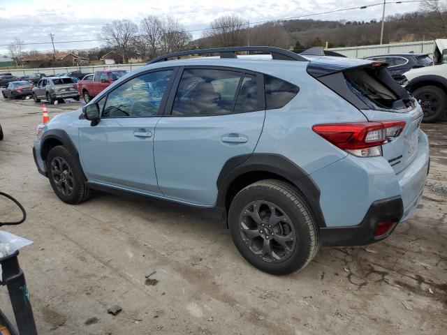 JF2GTHSC4NH253229 - 2022 SUBARU CROSSTREK SPORT BLUE photo 2