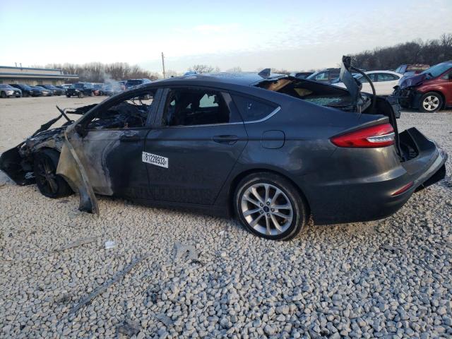 3FA6P0HDXLR162712 - 2020 FORD FUSION SE GRAY photo 2