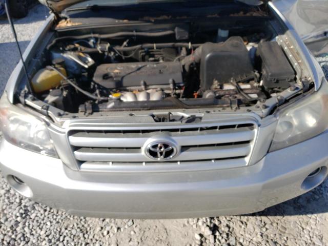 JTEGD21A570169331 - 2007 TOYOTA HIGHLANDER SILVER photo 12