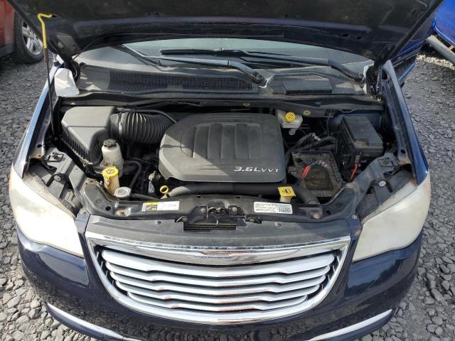 2C4RC1BG7ER443905 - 2014 CHRYSLER TOWN & COU TOURING Niebieski zdjęcie 12