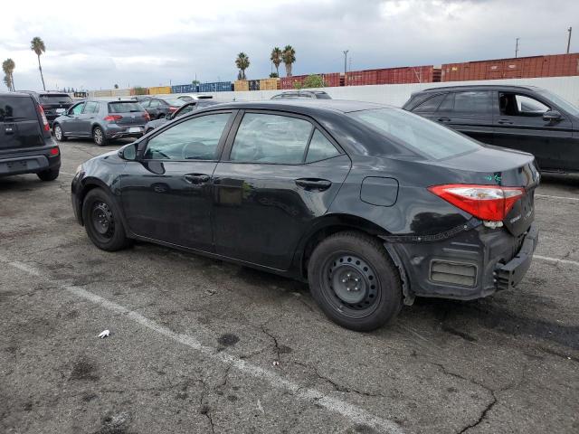 2T1BURHE3FC247769 - 2015 TOYOTA COROLLA L BLACK photo 2