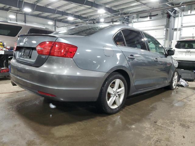 3VWLL7AJ1BM048379 - 2011 VOLKSWAGEN JETTA TDI GRAY photo 3