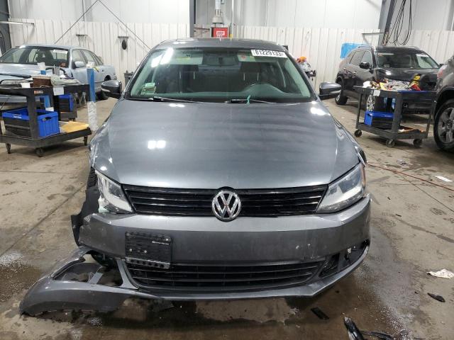 3VWLL7AJ1BM048379 - 2011 VOLKSWAGEN JETTA TDI GRAY photo 5