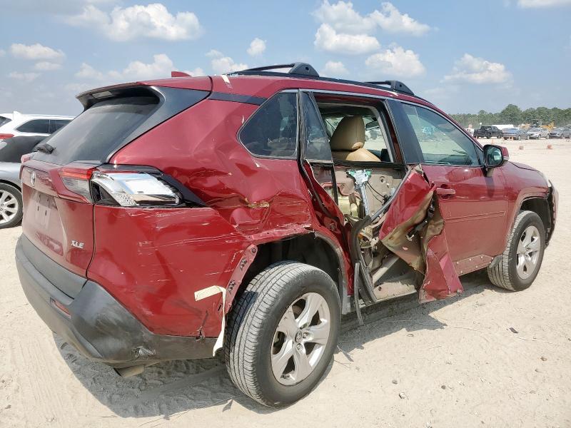 2T3W1RFV5LW093502 - 2020 TOYOTA RAV4 XLE 勃艮第红 照片 3