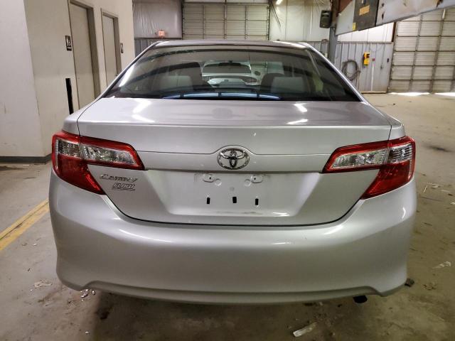 4T4BF1FK7CR180842 - 2012 TOYOTA CAMRY BASE SILVER photo 6