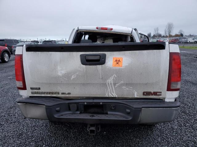 1GTEK29029Z121975 - 2009 GMC SIERRA K1500 SLE WHITE photo 6