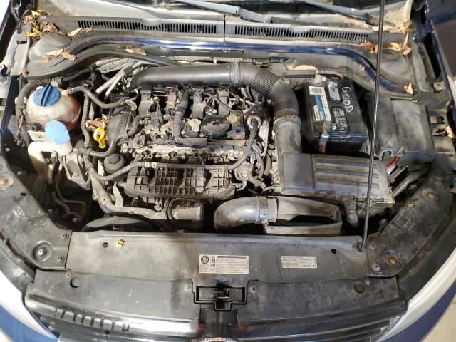 3VWD17AJ8EM421335 - 2014 VOLKSWAGEN JETTA SE Niebieski zdjęcie 11