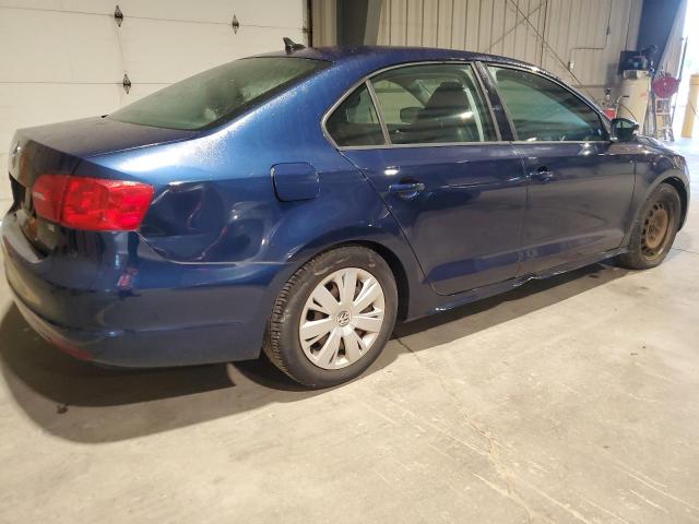 3VWD17AJ8EM421335 - 2014 VOLKSWAGEN JETTA SE Niebieski zdjęcie 3
