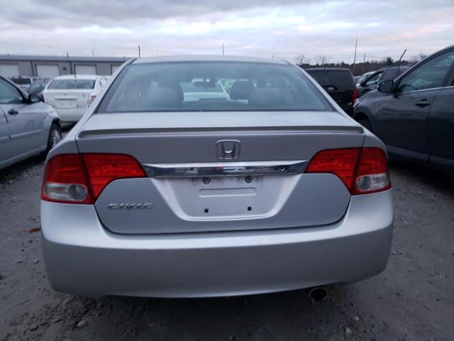 2HGFA16649H311286 - 2009 HONDA CIVIC LX-S Արծաթագույն լուսանկար 6