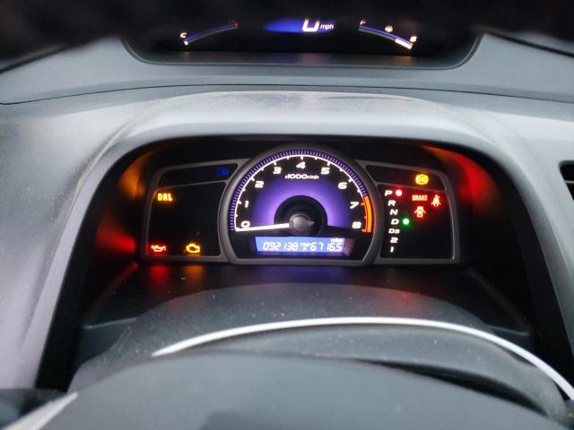 2HGFA16649H311286 - 2009 HONDA CIVIC LX-S Արծաթագույն լուսանկար 9