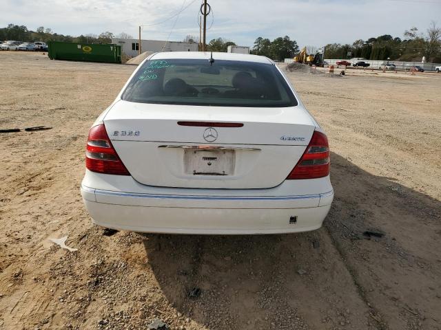 WDBUF82J64X121678 - 2004 MERCEDES-BENZ E 320 4MATIC WHITE photo 6