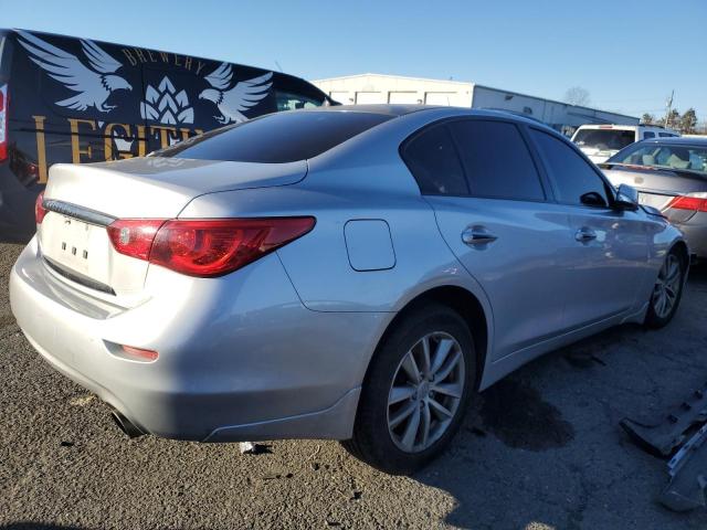 JN1BV7AR9FM406296 - 2015 INFINITI Q50 BASE SILVER photo 3