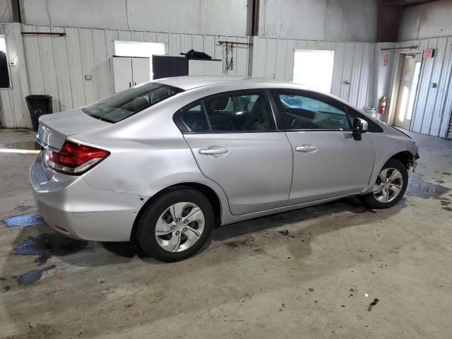 19XFB2F5XFE031047 - 2015 HONDA CIVIC LX SILVER photo 3