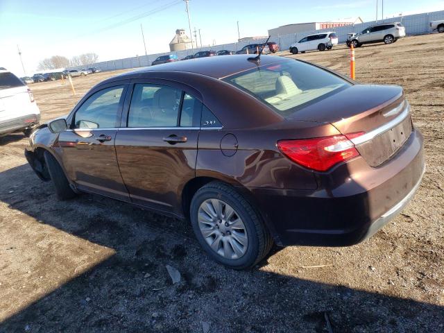 1C3CCBAB6DN597006 - 2013 CHRYSLER 200 LX BROWN photo 2