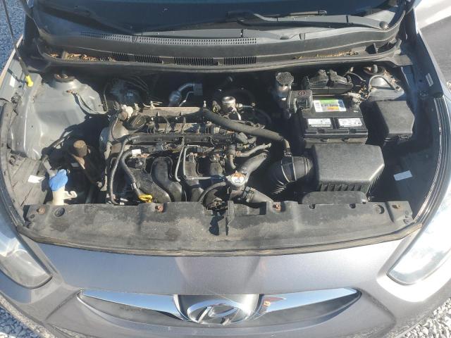 KMHCT4AE9DU504076 - 2013 HYUNDAI ACCENT GLS GRAY photo 11
