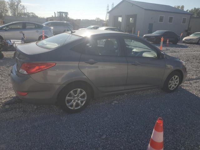 KMHCT4AE9DU504076 - 2013 HYUNDAI ACCENT GLS GRAY photo 3