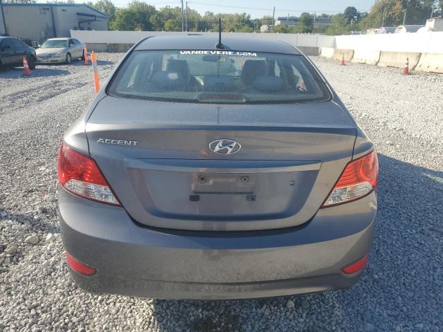 KMHCT4AE9DU504076 - 2013 HYUNDAI ACCENT GLS GRAY photo 6