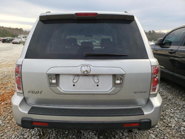 5FNYF28486B003680 - 2006 HONDA PILOT EX SILVER photo 6