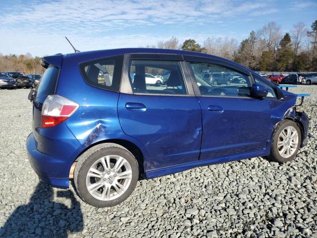 JHMGE8H51BC024158 - 2011 HONDA FIT SPORT BLUE photo 3