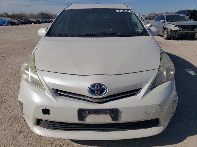 JTDZN3EU4C3176803 - 2012 TOYOTA PRIUS V WHITE photo 5