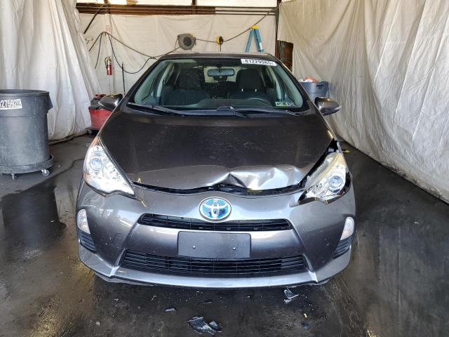 JTDKDTB37C1520510 - 2012 TOYOTA PRIUS C GRAY photo 5