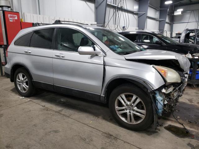 5J6RE4H75AL008073 - 2010 HONDA CR-V EXL SILVER photo 4