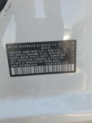 3VW6T7BU4MM022464 - 2021 VOLKSWAGEN JETTA GLI Ağ foto 13