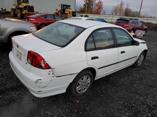 2HGES16395H586676 - 2005 HONDA CIVIC DX VP WHITE photo 3