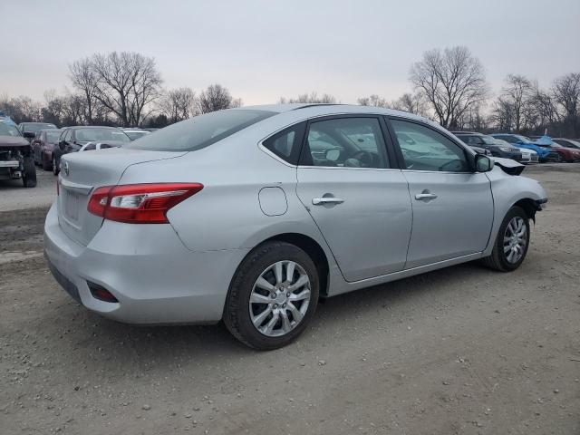 3N1AB7AP2JY301303 - 2018 NISSAN SENTRA S SILVER photo 3