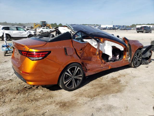 3N1AB8DVXMY274551 - 2021 NISSAN SENTRA SR ORANGE photo 3