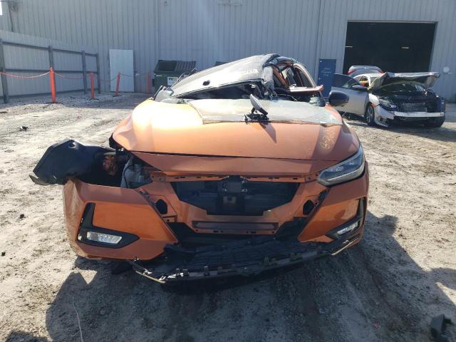 3N1AB8DVXMY274551 - 2021 NISSAN SENTRA SR ORANGE photo 5