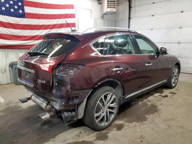 JN1BJ0RR7GM268119 - 2016 INFINITI QX50 MAROON photo 3