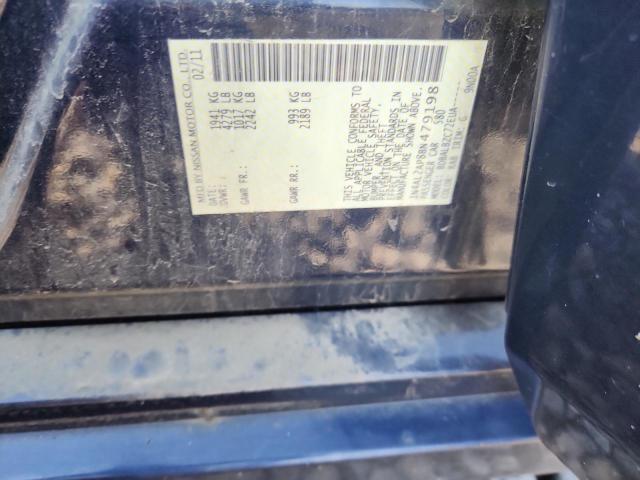 1N4AL2AP8BN479198 - 2011 NISSAN ALTIMA BASE BLUE photo 12