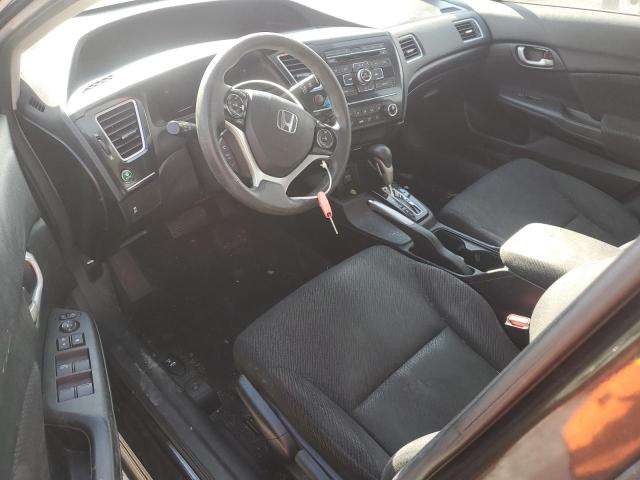 2HGFB2F59DH553168 - 2013 HONDA CIVIC LX ყავისფერი ფოტო 8