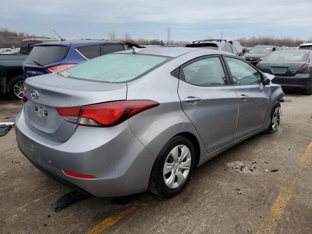 5NPDH4AE5GH745691 - 2016 HYUNDAI ELANTRA SE GRAY photo 3