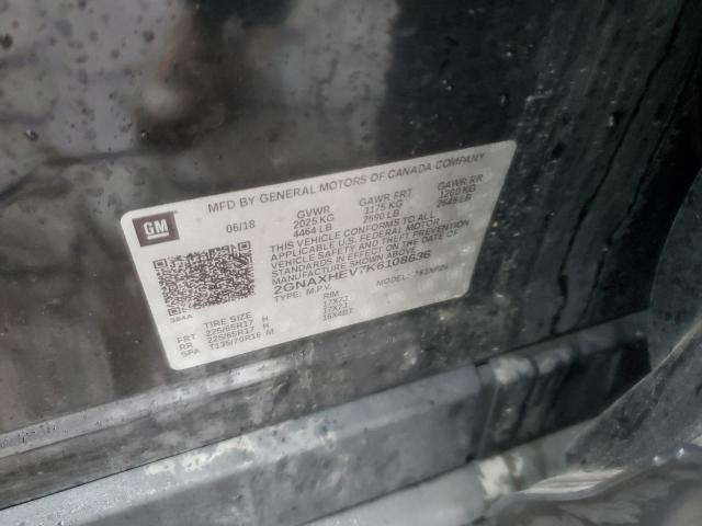 2GNAXHEV7K6108636 - 2019 CHEVROLET EQUINOX LS BLACK photo 13