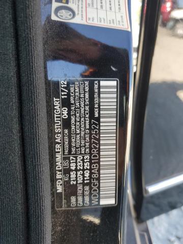 WDDGF8AB1DR272527 - 2013 MERCEDES-BENZ C 300 4MATIC BLACK photo 12