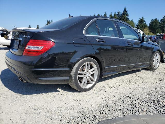 WDDGF8AB1DR272527 - 2013 MERCEDES-BENZ C 300 4MATIC BLACK photo 3