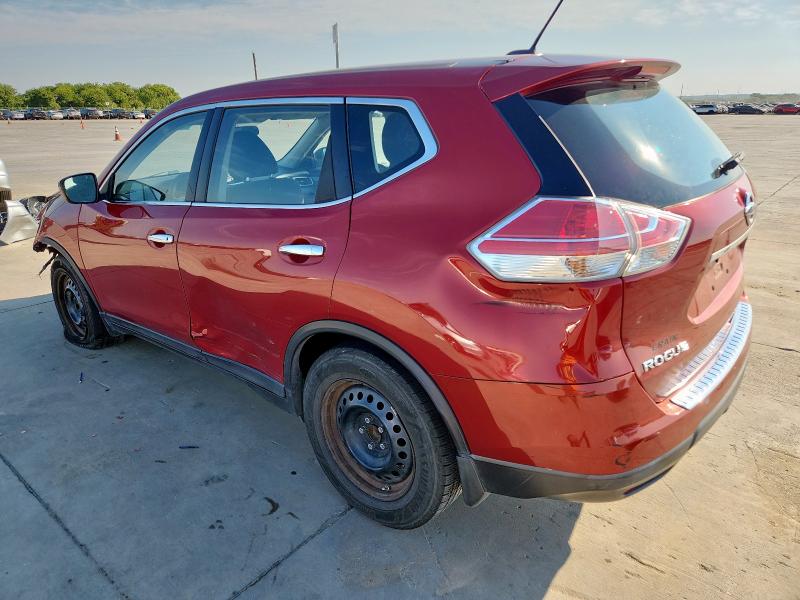 KNMAT2MT0FP546986 - 2015 NISSAN ROGUE S ბურგუნდია ფოტო 2