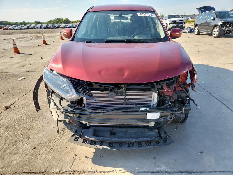 KNMAT2MT0FP546986 - 2015 NISSAN ROGUE S ბურგუნდია ფოტო 5