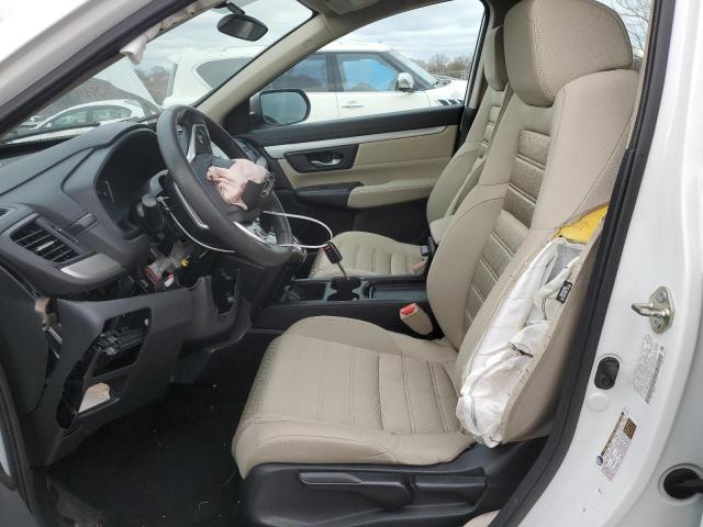 2HKRW6H39KH230407 - 2019 HONDA CR-V LX WHITE photo 7