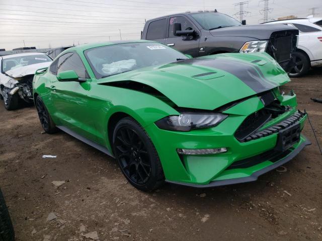 1FA6P8TH3K5136219 - 2019 FORD MUSTANG GREEN photo 4