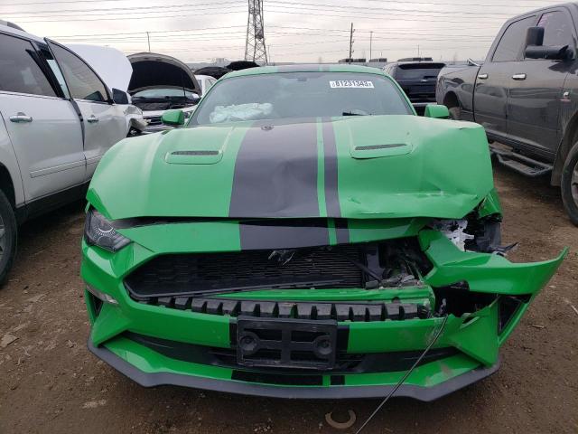 1FA6P8TH3K5136219 - 2019 FORD MUSTANG GREEN photo 5