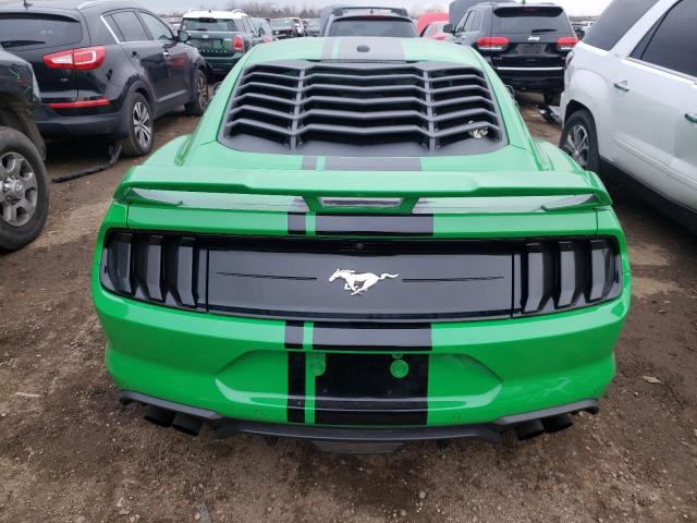 1FA6P8TH3K5136219 - 2019 FORD MUSTANG GREEN photo 6