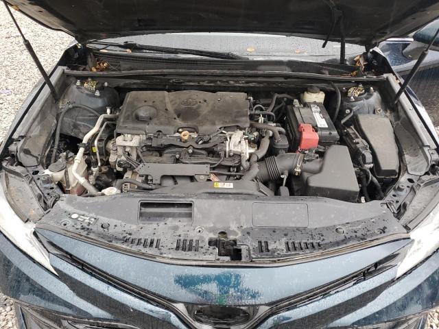 4T1B11HK9JU516364 - 2018 TOYOTA CAMRY L BLUE photo 11