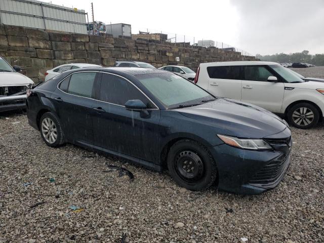 4T1B11HK9JU516364 - 2018 TOYOTA CAMRY L BLUE photo 4