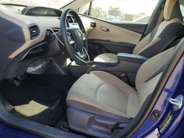 JTDKBRFU8G3527424 - 2016 TOYOTA PRIUS BLUE photo 7