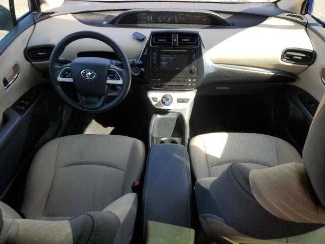 JTDKBRFU8G3527424 - 2016 TOYOTA PRIUS BLUE photo 8