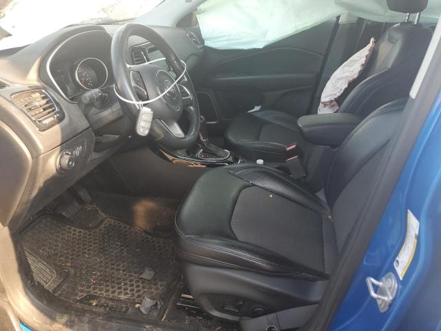 3C4NJDBB0JT480960 - 2018 JEEP COMPASS LATITUDE Blau Foto 7